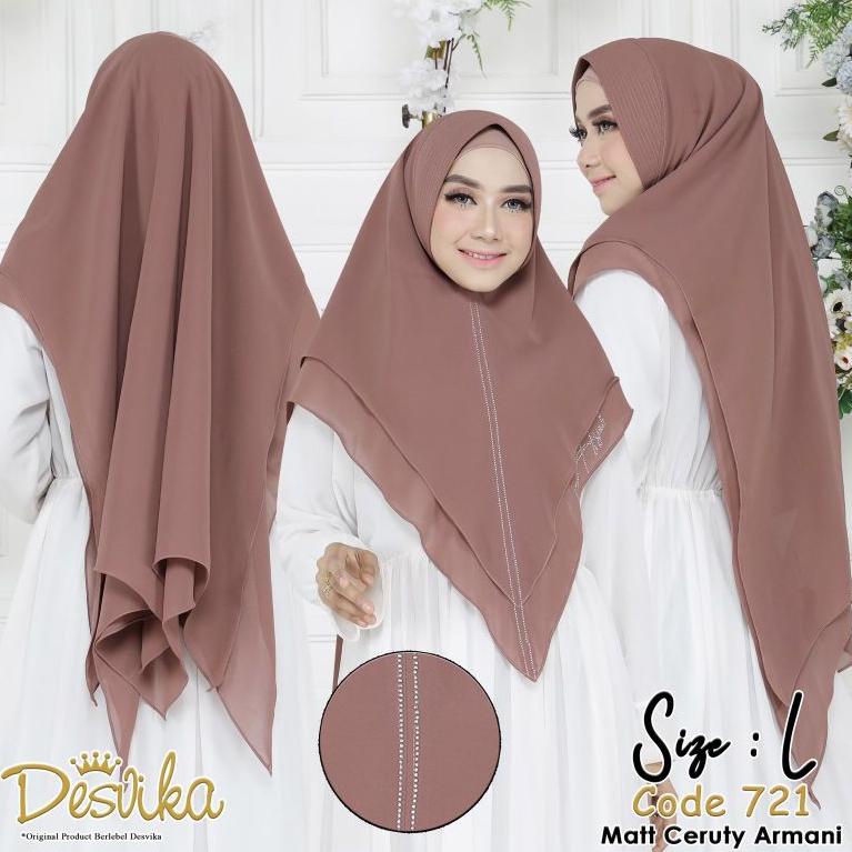 PCT.18Oc22т– ORI DC HIJAB KHIMAR CERUTY PARI SWAROSKI 721 PREMIUM ORIGINAL DESVIKA JILBAB BERGO KERU