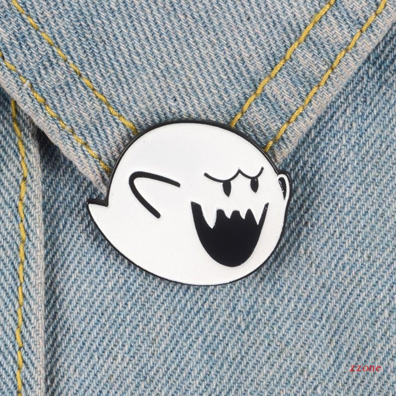Bros Lencana Desain Kartun Smile Face Lucu Kreatif Untuk Perhiasan