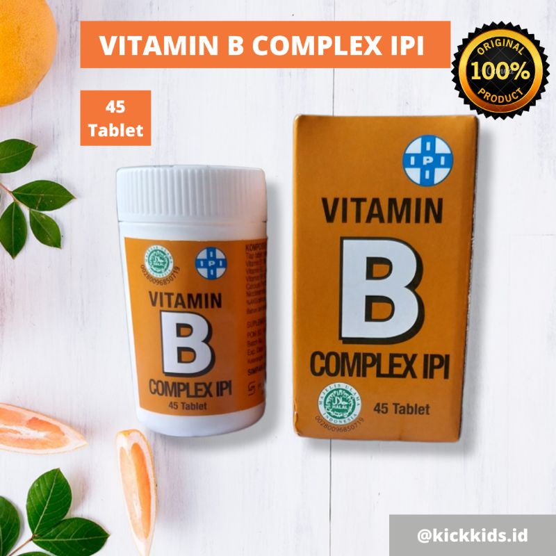 Jual Vitamin B Complex IPI 45 tablet/ vitamin B Compleks Shopee Indonesia