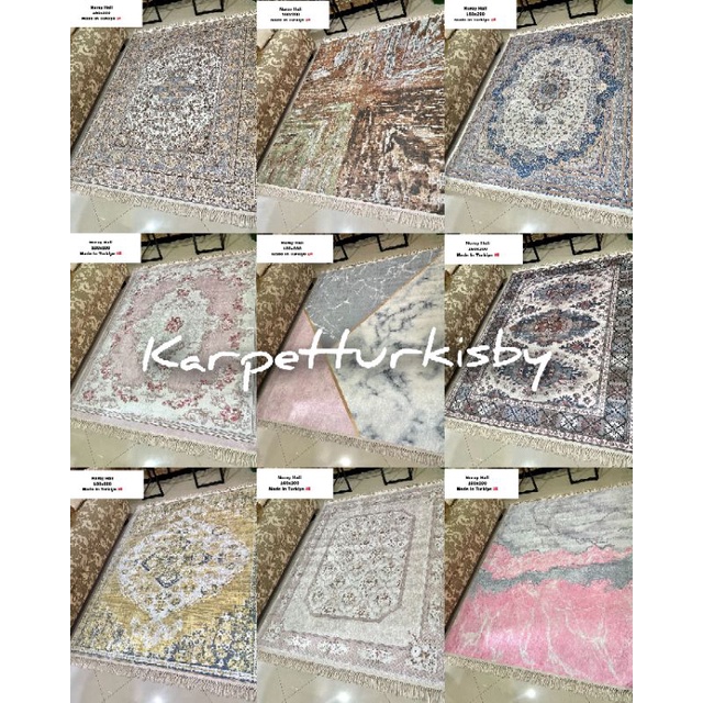 160X200 NURAY HALI Karpet turki import original made in TURKEY