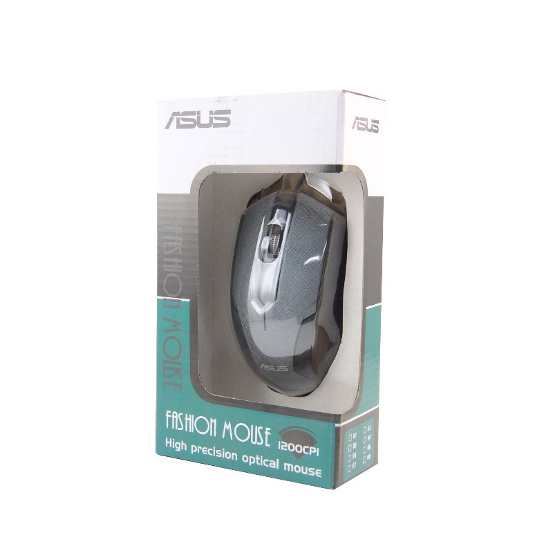 Mouse Optical USB Branded (Asus - Acer ) dengan Desain Ringan dan Elegan - Hitam