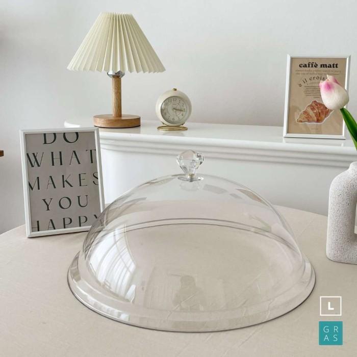 

Penutup Kue Transparant Bahan Akrilik (Size L) 041