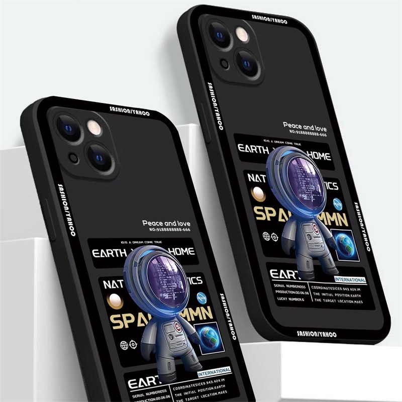 Astronot Soft Case Realme 10 Realme C30 C31 C33 C35 C21Y C25Y C21 RealmeC11 C25 C17 C15 C12 C3 C2 Realme 8i 7i 5 5i 6i 6 Pro 7 Pro Dengan Lanyarsd Silikon Casing Cover