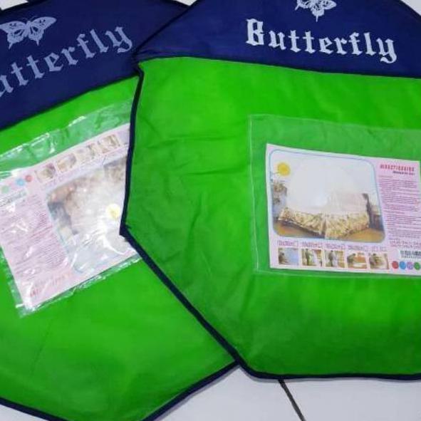Kilat Hemat--kelambu nyamuk kelambu tenda lipat butterfly 200x200 180x200 160x200 120x200 klambu sel