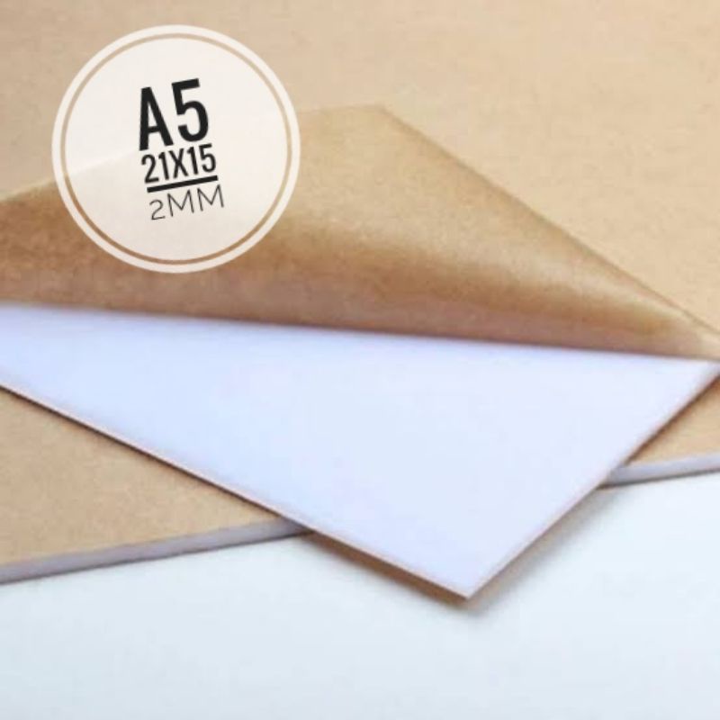 

Acrylic / Akrilik Putih Susu A5 21x15 2mm