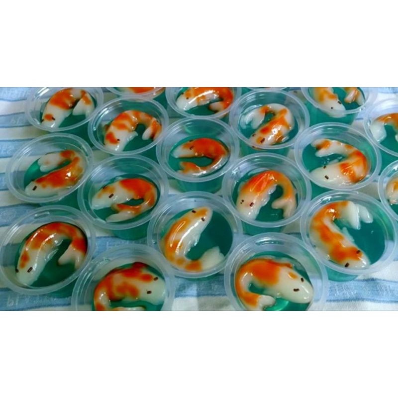 

Puding ikan Koi cup