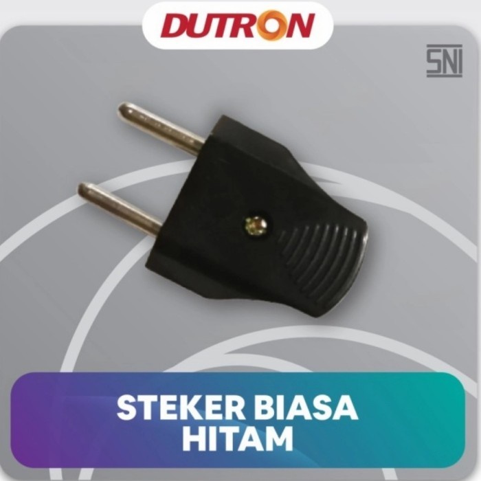 Kepala Colokan Listrik Steker Gepeng Dutron SNI