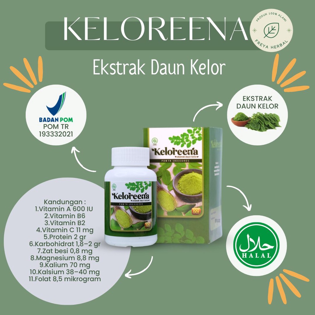 KELOREENA KAPSUL 100% PRODUK ORIGINAL
