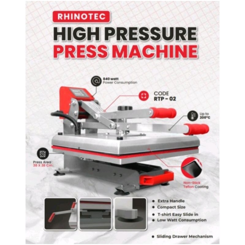 Mesin Press Rhinotec RTP-02