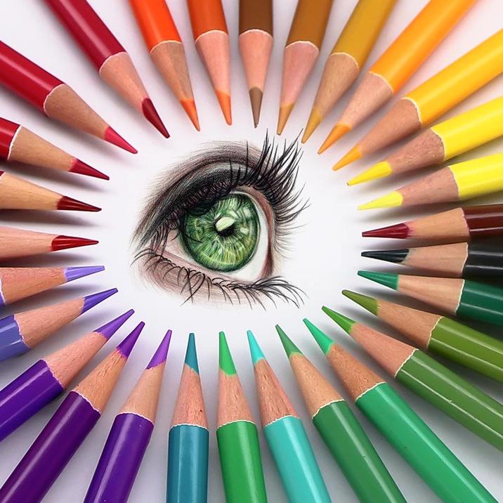 

Model baru - Pensil Warna Brutfuner Painting Oil & Water Pencil Artist Color Pencils Set 48pcs ~