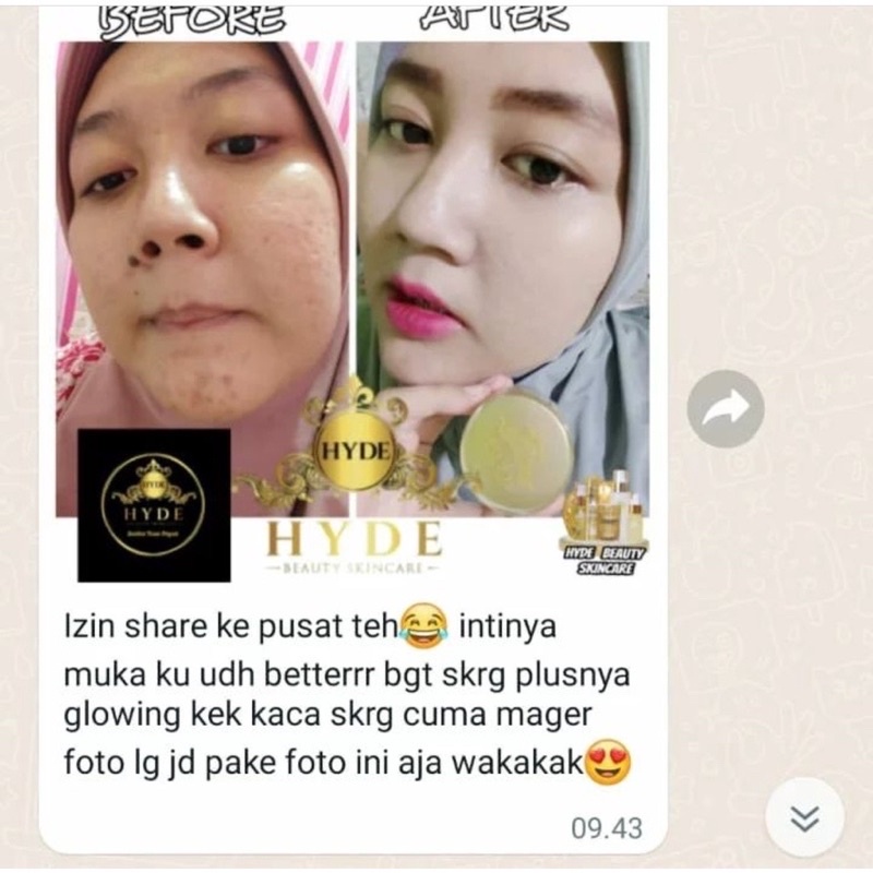 ORIGINAL Hyde Skincare Original All Paket dan ecer All Varian / Hyde Skincare Original All Paket dan ecer All Varian