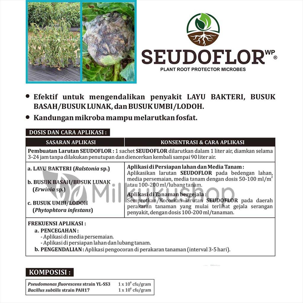 SEUDOFLOR WP 100 GRAM PER SACHET BIO FUNGISIDA