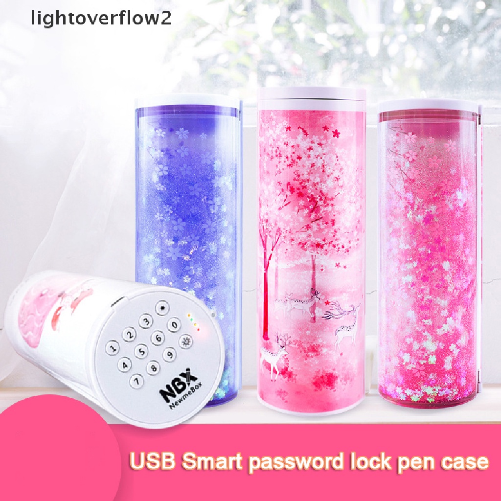 (lightoverflow2) Al Smart Technoy Kotak Pensil Elektronik Dengan Password + Kunci