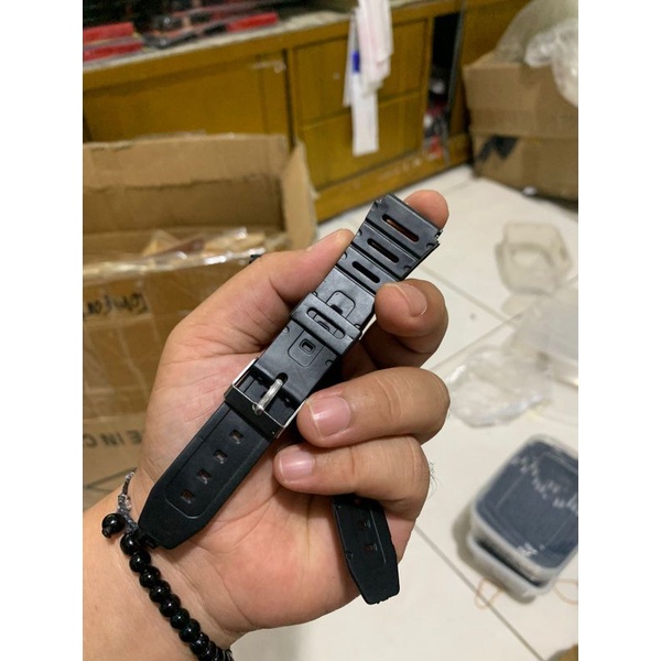 Strap tali Jam Tangan Karet rubber Sport QQ Casio 20MM