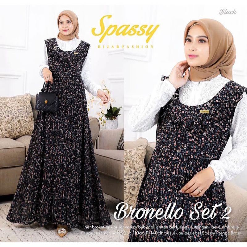 BRONELLO SET 2 | DRESS CERUTY MIX BRUKAT