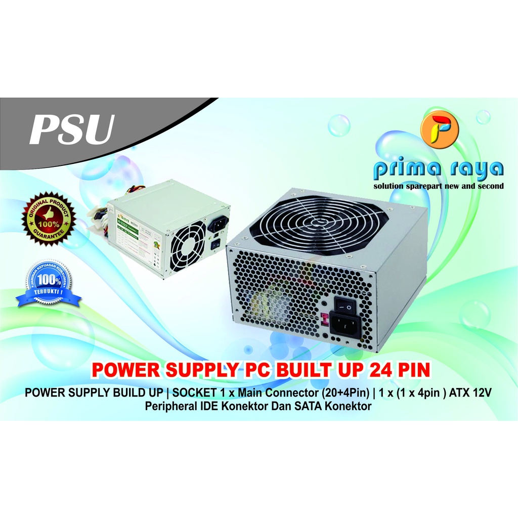 Power Supply - PSU Branded Build UP Berbagai Merk Delta ,FSP ,HIPPO ,LITEON DAN Lain-lain (Second 10
