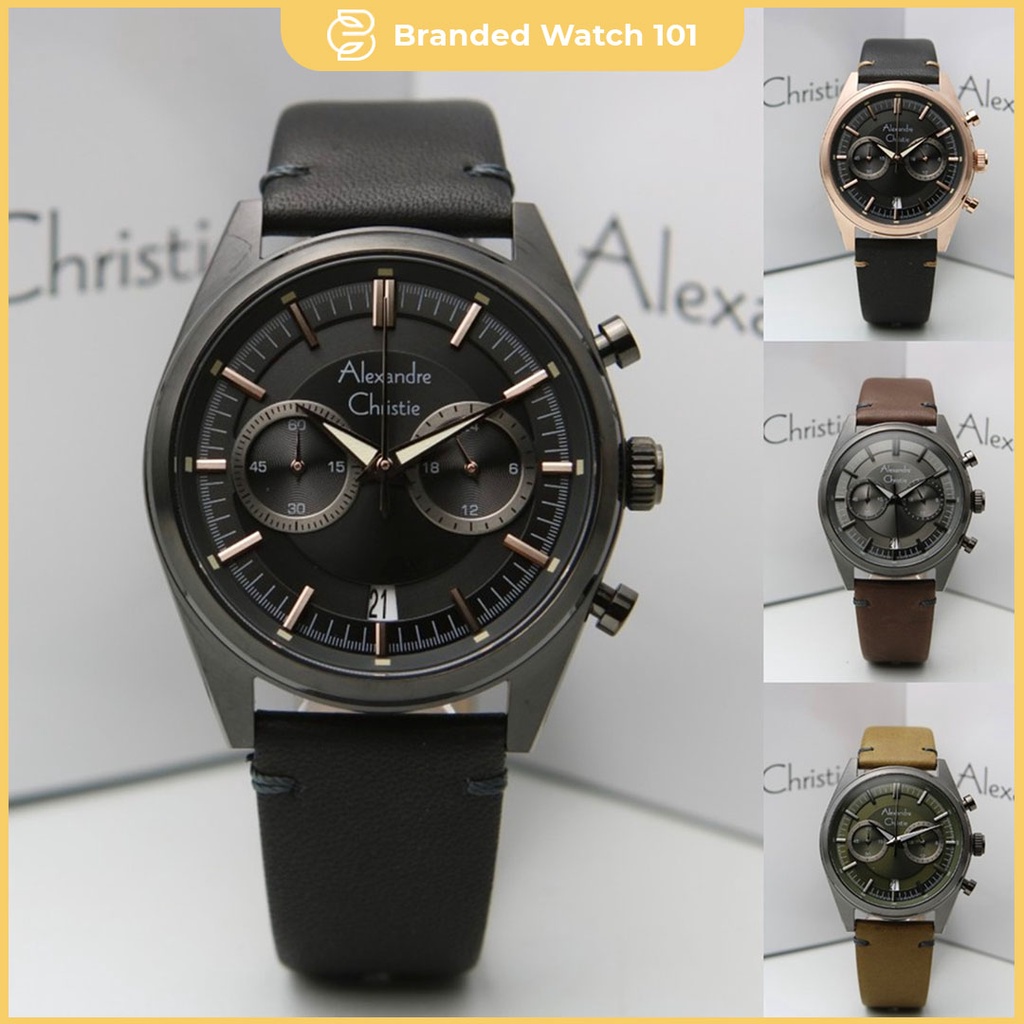 ORIGINAL Jam Tangan Pria Alexandre Christie AC 6571 / AC6571 / 6571 Garansi Resmi 1 Tahun.