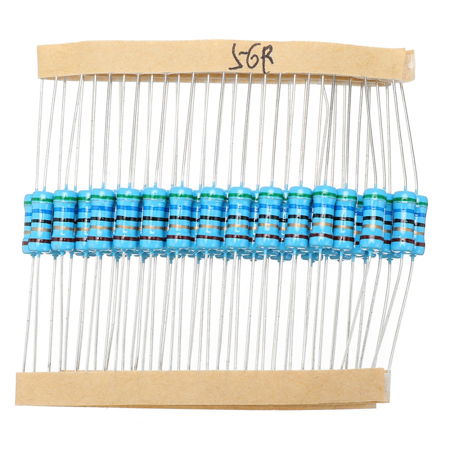 10PCS Resistor 0,5Watt - 56R 56 Ohm 0,5W 1/2 W 1% Metal Film