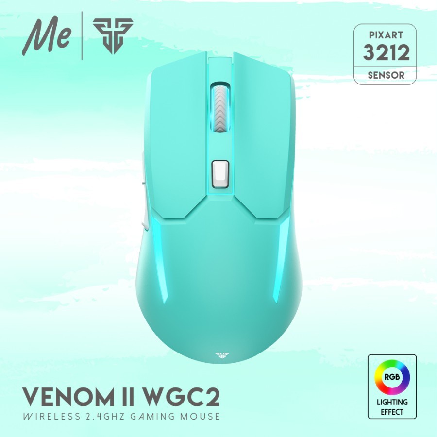 Fantech MINT EDITION VENOM II WGC2 Wireless Mouse Gaming Rechargeable