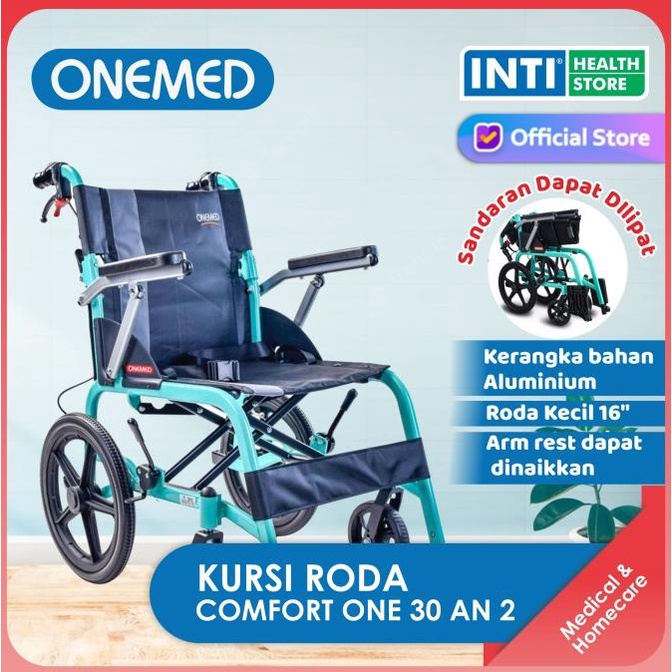 Onemed | Kursi Roda Traveling Portable Comfort One 30AN2 | Wheelchair