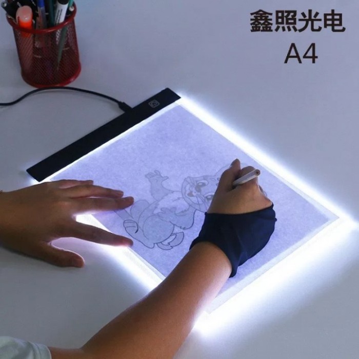

Terlaris Graphics Led Stencil Drawing Board A4 Size With Three-Level Dimming Trendi