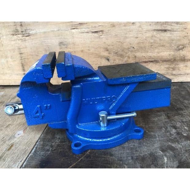Ragum Multipro 4" Bench Vice Swivel Catok Paron Multipro