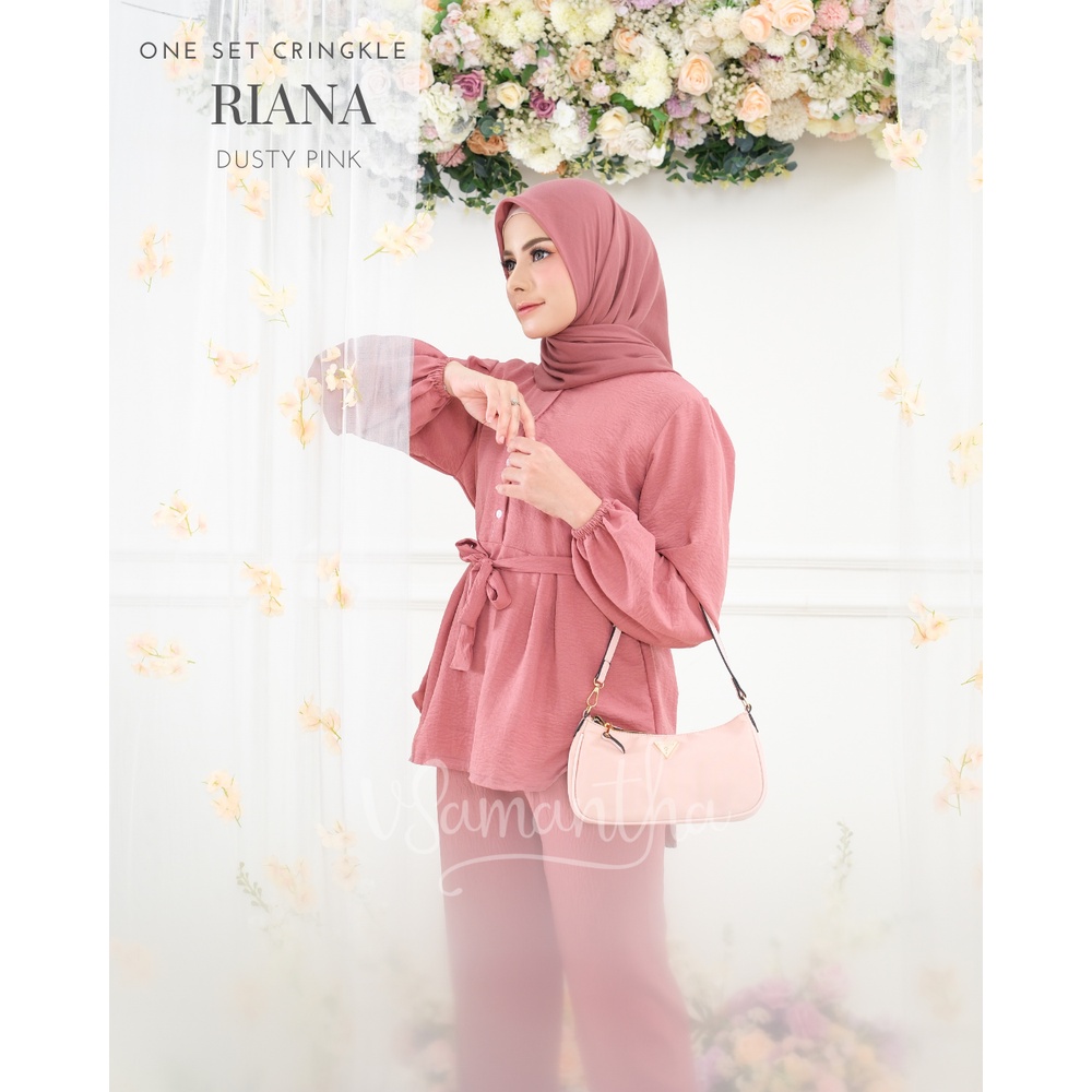 One Set Wanita Crinkle Airflow Riana