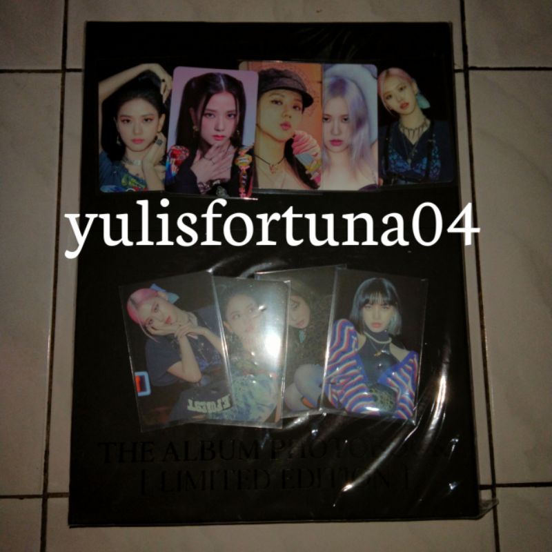 The album photobook limited edition 4+1 photocard jisoo hanbok set rosé Blackpink