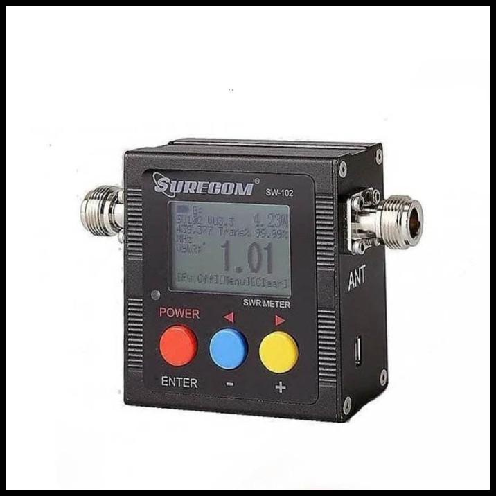 Surecom Sw-102 Digital Vhf Uhf Swr 125-525Mhz Power Meter Sw102
