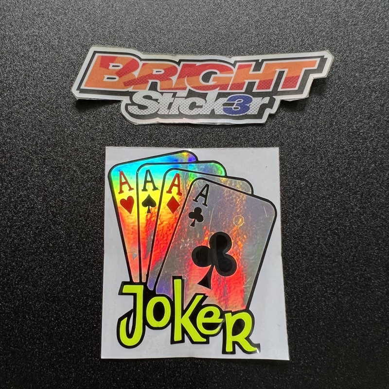 STICKER STIKER KARTU AS JOKER CUTTING