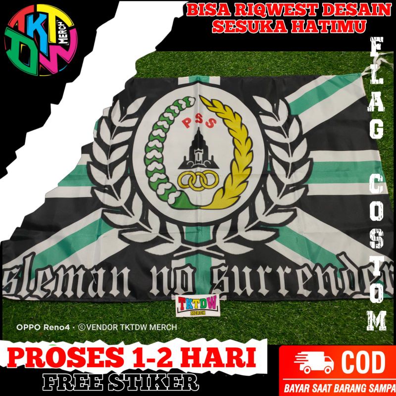 BENDERA PSS SLEMAN MURAH READY STOK BANYAK SIAP KIRIM ( PSS SLEMAN HIJAU )