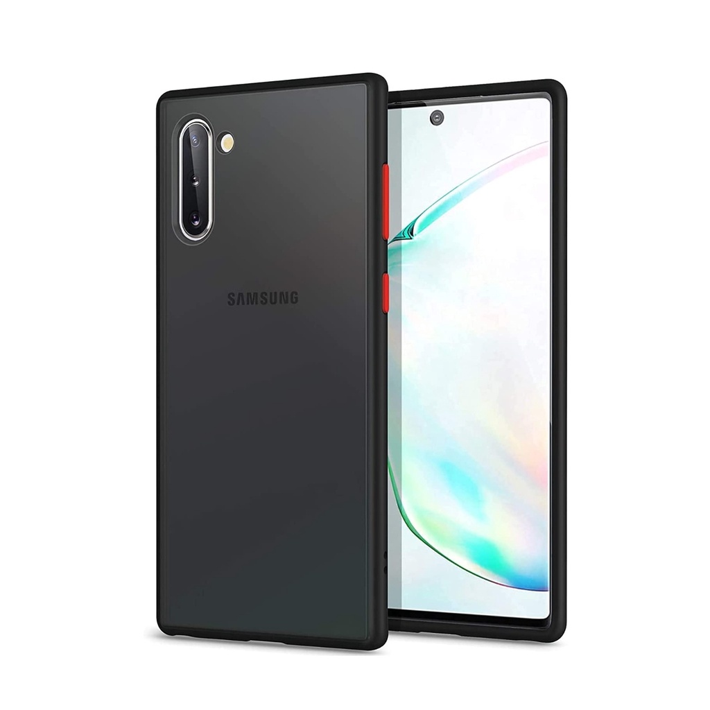 Frosted Shockproof Designed For Realme Narzo 50, 50[5G], 50A, 50i, 50A-Prime, 50i-Prime, 30A, 20 Pro, GT Master Edition GT 2 Pro Neo 2 2T 3 3T Case Smoke Hitam [Military Grade Drop Tested] Semi-Clear Soft Ultra Casing Hard Back Slim Black Translucent 4G