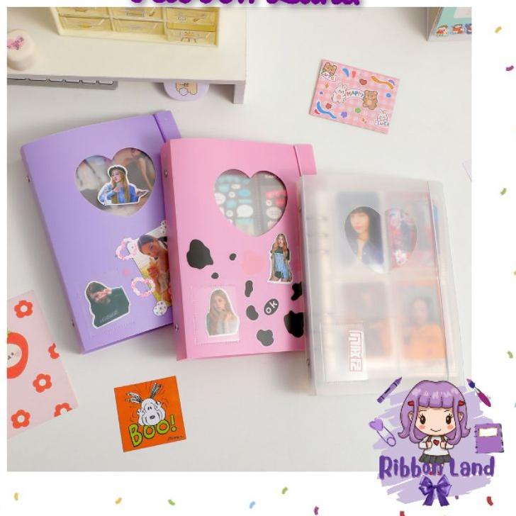 

Big Sale A5 Hard Cover Doff Binder Lovely Heart Pastel Colour 6-Ring