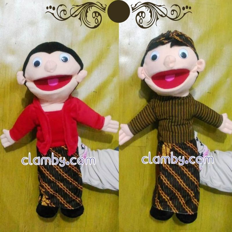 Boneka Tangan Muppet Dalang &amp; Sinden | Handpuppet Boneka Dalang