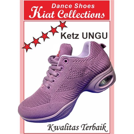 SEPATU KETZ MEREK LINE DANCE DANSA WANITA TARI MENARI JOGGING SNEAKER INDOOR OUTDOOR