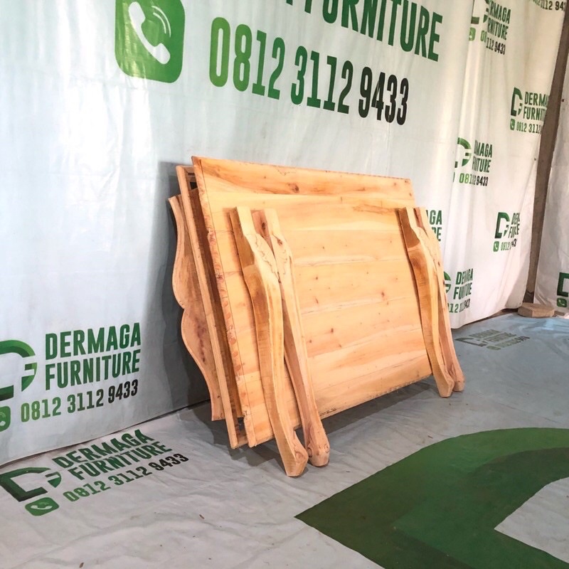 MEJA AKAD KNOCKDOWN FULL KAYU MAHONI MEJA MAKAN MEJA MINIMALIS MEJA TERMURAH