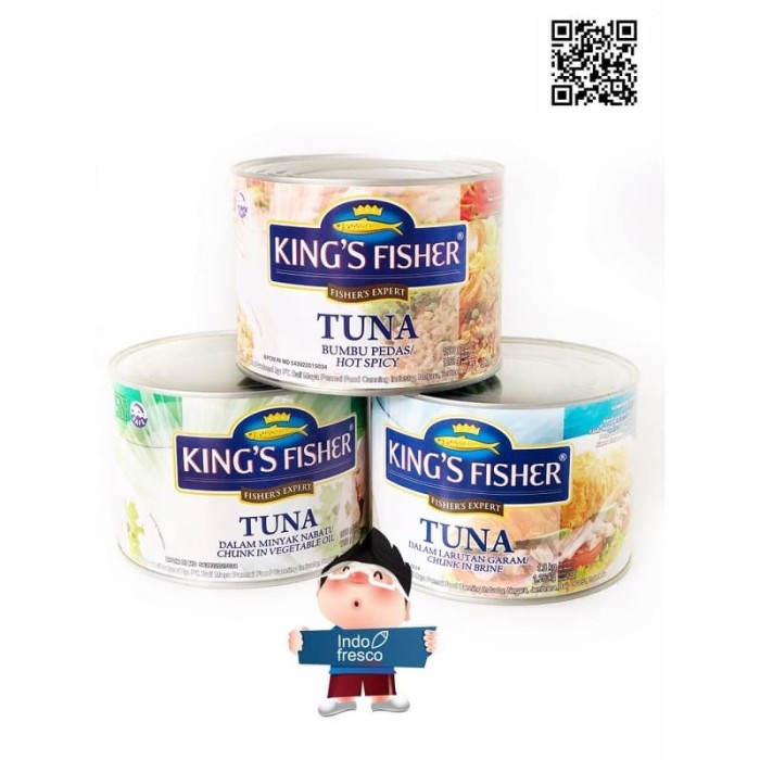 

Ikan Kaleng King'S Fisher Tuna In Canned- Daging Tuna Kaleng L