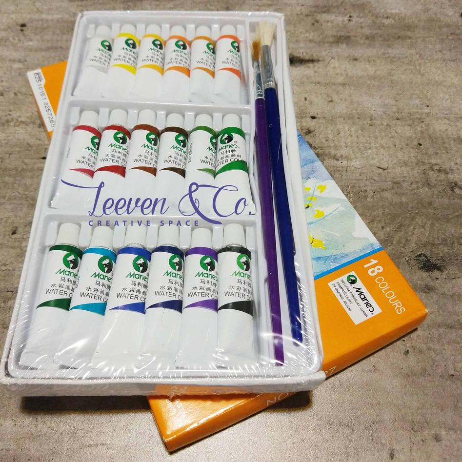 

・ RFM MARIES WATERCOLOUR STUDENT CLASS SET 12 & 18 Colour Diskon・