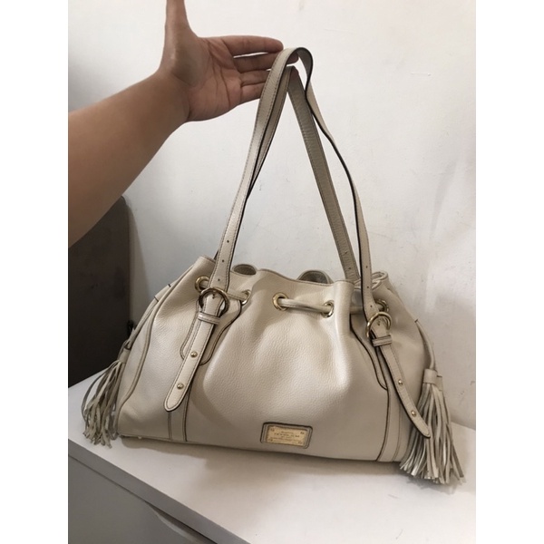 TAS DOUBLE MILANO KULIT PRELOVED