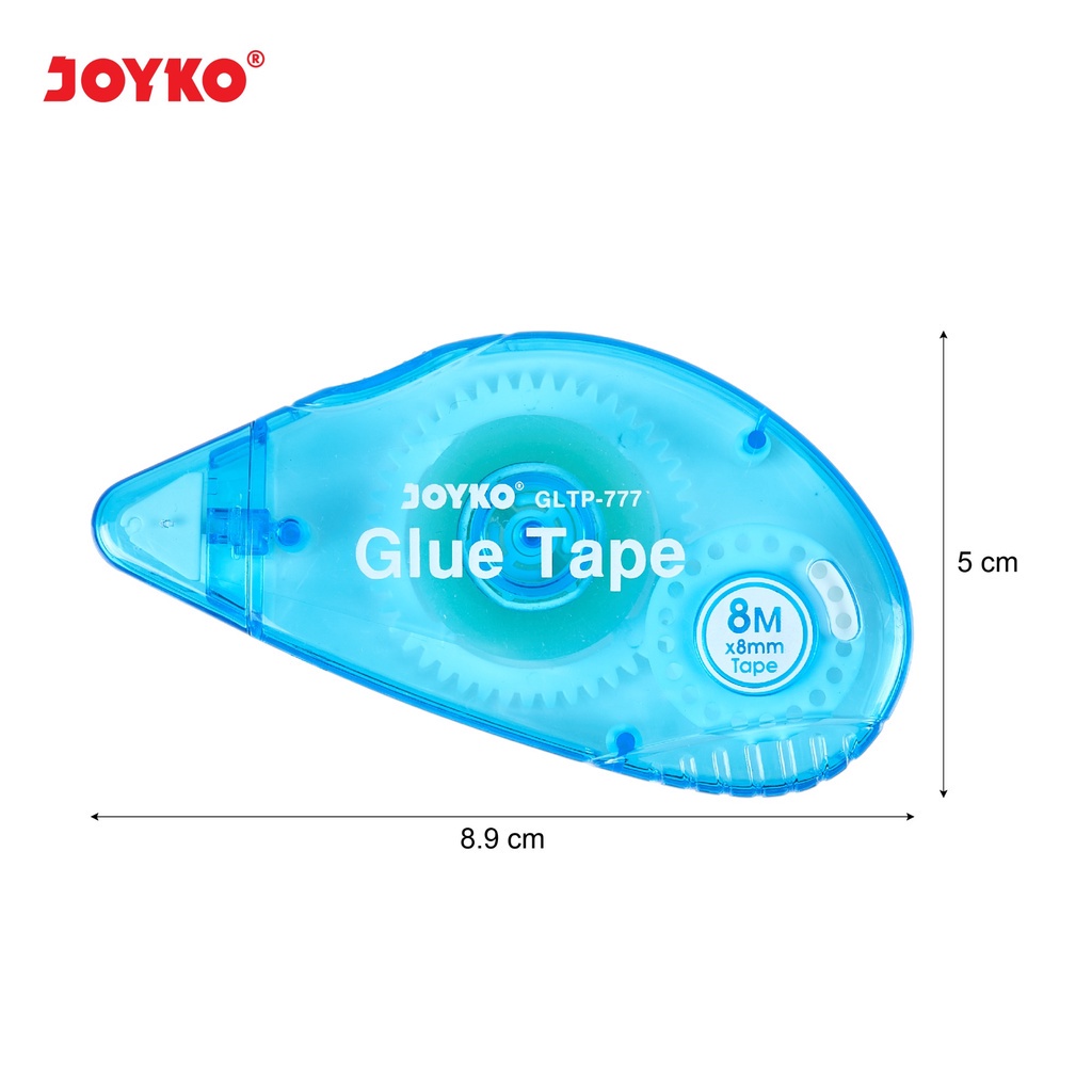 Glue Tape Joyko GLTP-777 - Lem Pita Dua Sisi Doubel Sided Roll 8mm x 8m