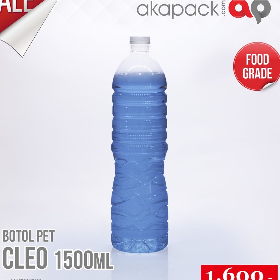 

JUAL Botol cleo 1500ml min. 50pcs / botol plastik 1500ml KHUSUS BANDUNG