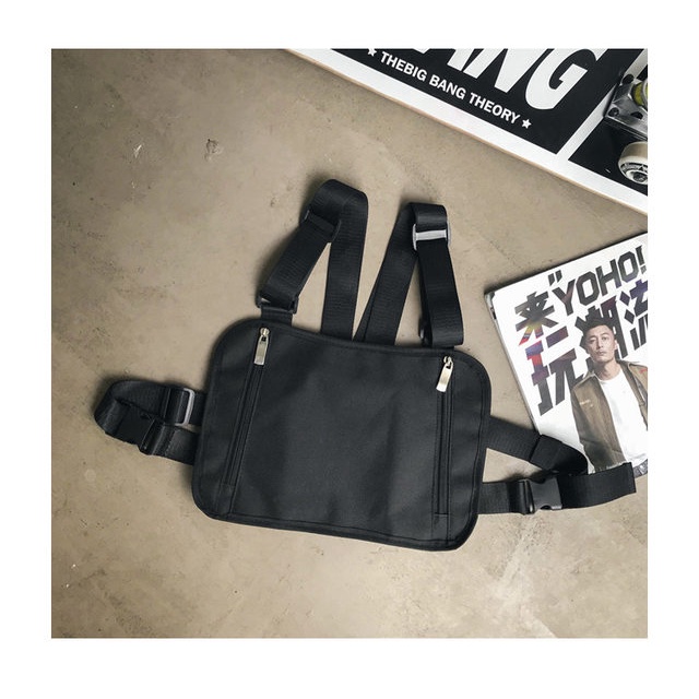 Tas Rompi Dada Chest Bag Tactical Rig Waterproof Multifungsi Pria Wanita Vest Bag Tas Dada Rompi Anti Angin