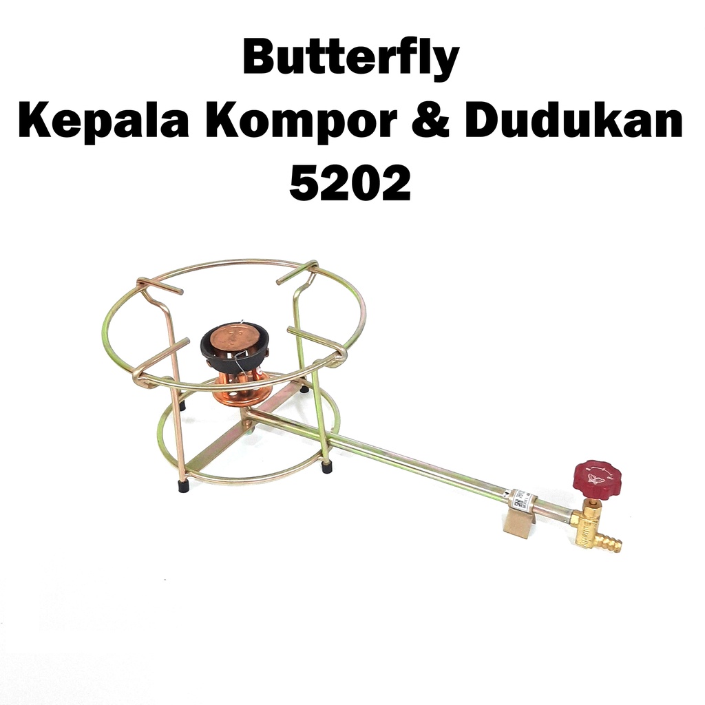 Butterfly Kompor Gas Semawar & Dudukan 5202 / Mawar / Smawar