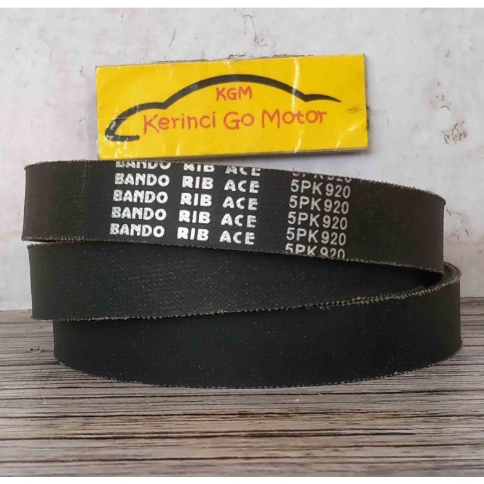 BANDO VAN BELT 5PK 920 RIB BELT TALI KIPAS 5PK-920 FAN BELT ALUR