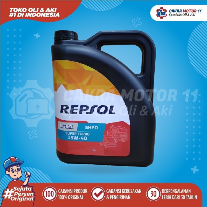 REPSOL SUPER TURBO DIESEL 15W40 5LT