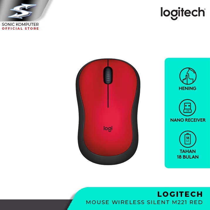 Mouse Wireless Logitech M221 Silent