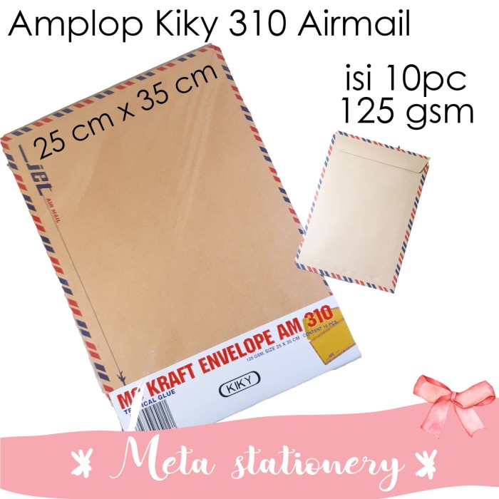 

Lucu Amplop Coklat Airmail Kiky 310 Am (10Pc) Berkualitas