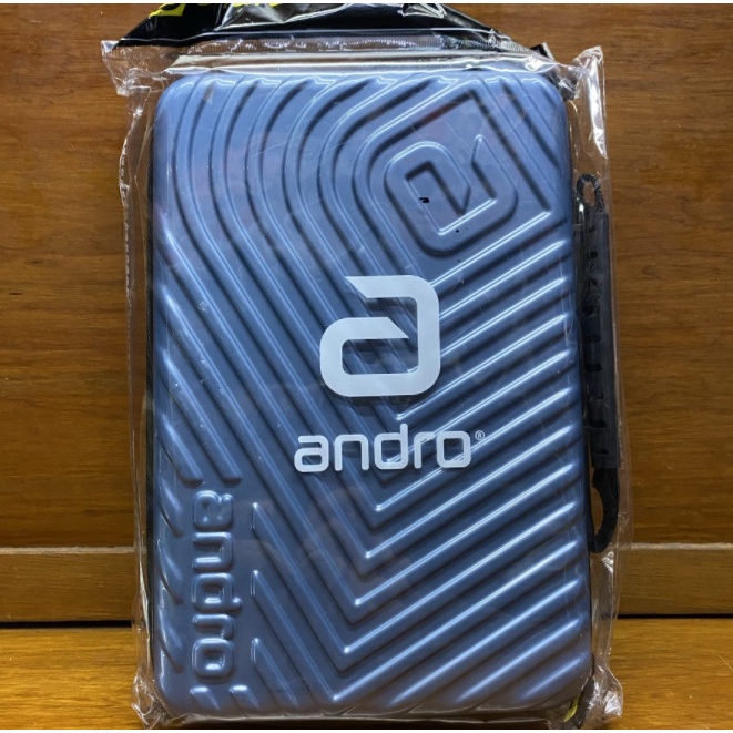 New HardCase Tas Cover Bet Pingpong Tenis Meja ANDRO Persegi Original