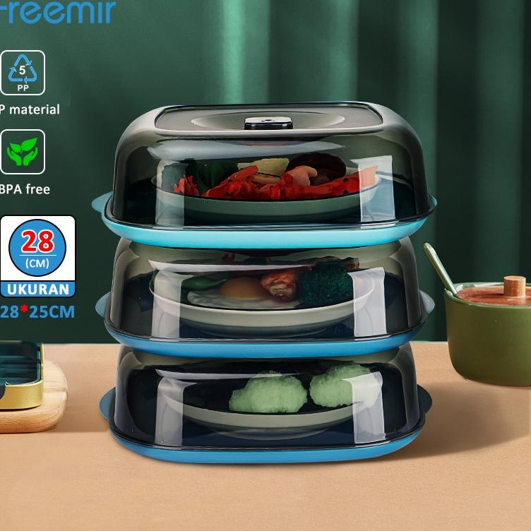 S0I1 mir Food  Tudung Saji 3 / 5 Lapis Susun Tudung Saji Penahan Panas Pelindung Debu Makanan Tempat