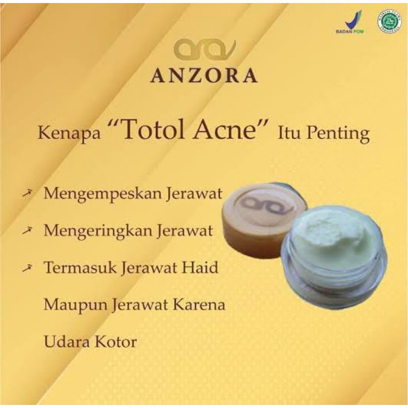 Acne Totol Anzora - anzora - acne totol - anzora acne totol - anzora totol acne - acne spot - penghilang jerawat